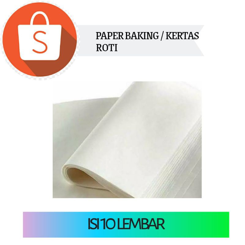 

paper baking / kertas roti isi 10