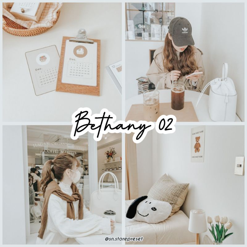 5 PRESET LIGHTROOM BETHANY SERIES For IOS &amp; Android