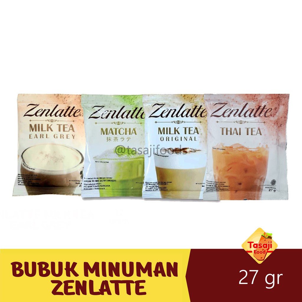 Minuman Serbuk Zenlatte Beraneka Rasa