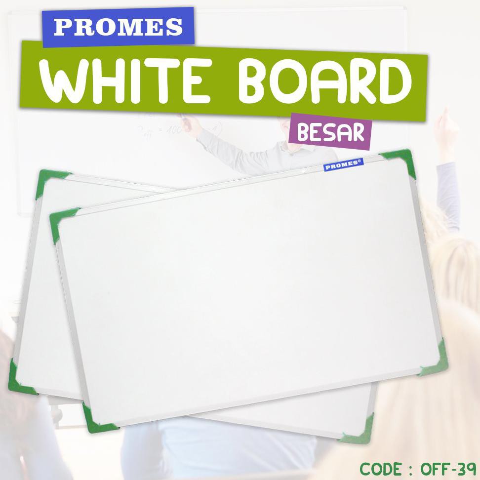 

Promes White Board Besar Papan Tulis Gantung Papan Tulis uk 70x50cm . OFF-38