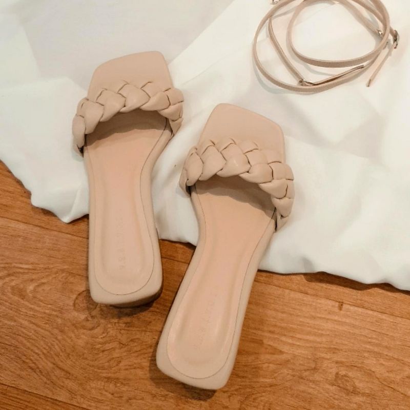 Venivoir Yoo Ra two ways sandal heels / sandal kepang / sandal korea 4 cm