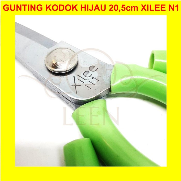 Gunting Kodok Hijau 8 Inch 20,5 cm Xilee N1 Kain Konveksi Garment LEEN