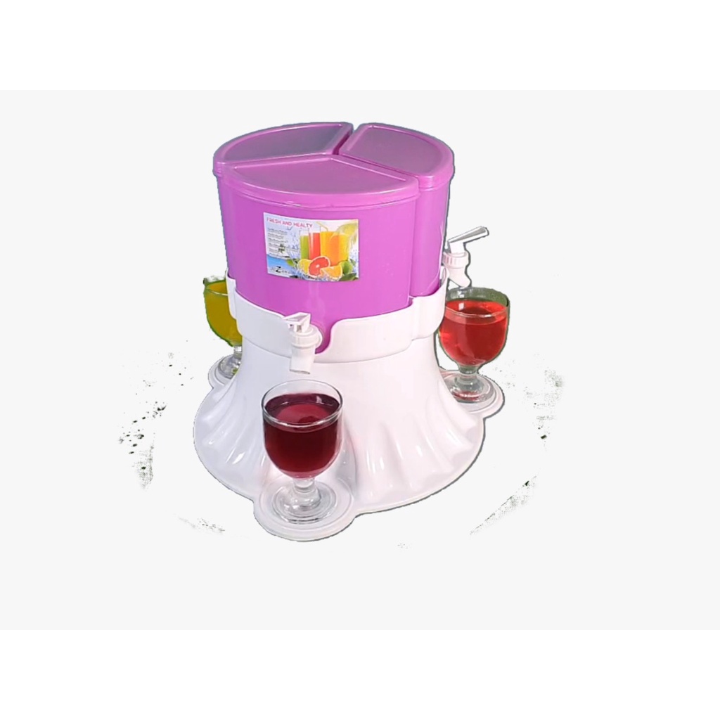 Samiaku-dispenser air minuman segar 3 tabung 6liter