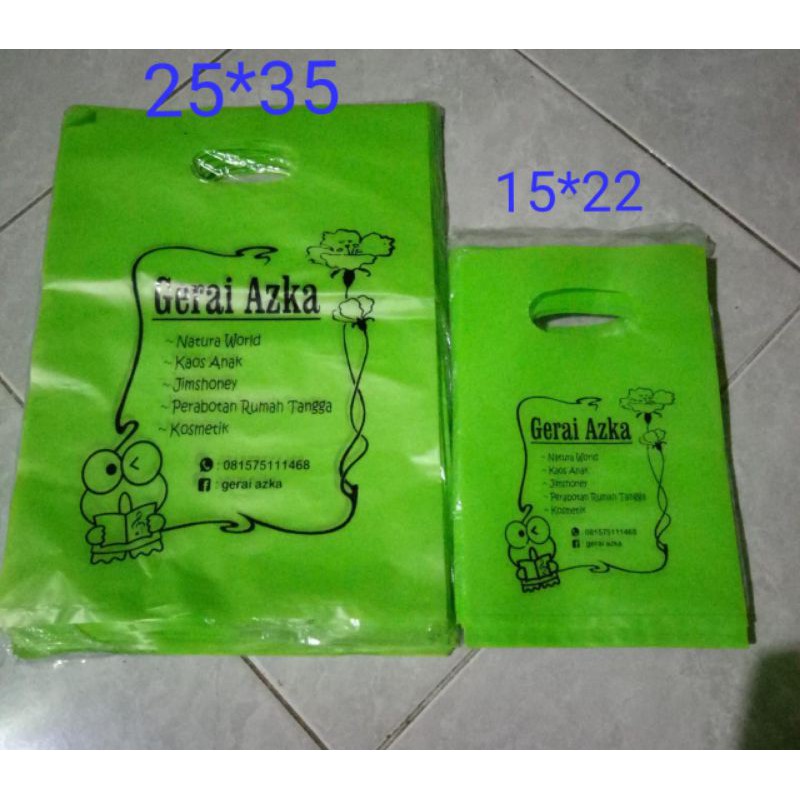 Jual Plastik Olshopplastik Packingplastik Cetak Sablon Gagang Plong Uku 2535 Harga Satuan 4462