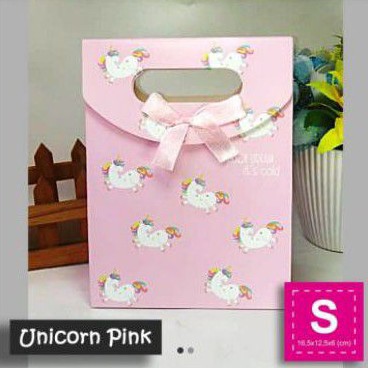 

Paper Bag Motif / Tas Kertas Kado / Tas Ulang tahun - S UNICORN