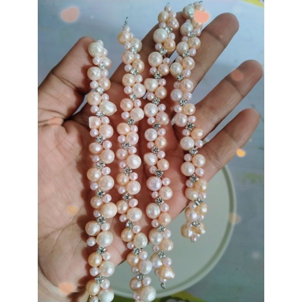 Konektor masker mutiara air tawar