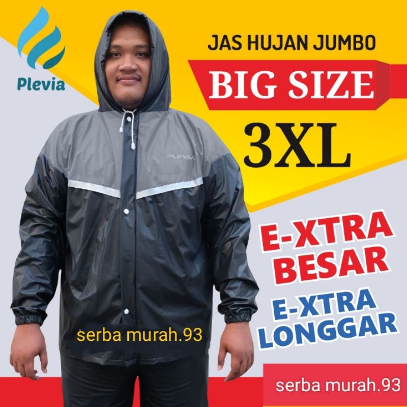 Jas Hujan Stelan Big MaXX JUMBO Big Size XXXL Setelan Jaket Celana Plevia Big Max