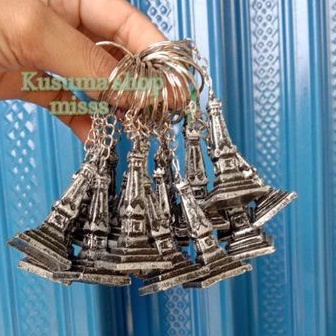 GANTUNGAN KUNCI TUGU JOGJA BAHAN FIBERGLASS/SOUVENIR