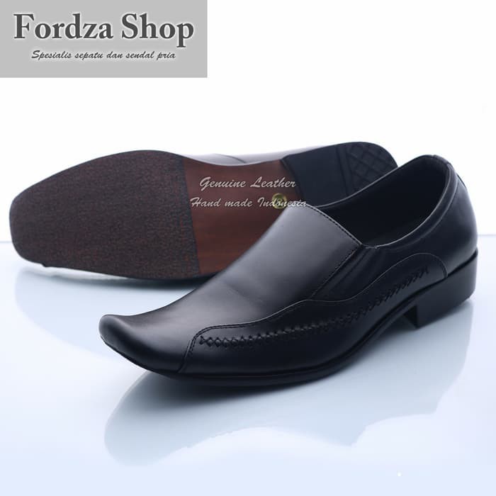 M79H4 Sepatu Pantofel Pria Semi Kulit Formal Kerja Dinas Kantoran   Sepatu Kulit Sepatu Pantofel