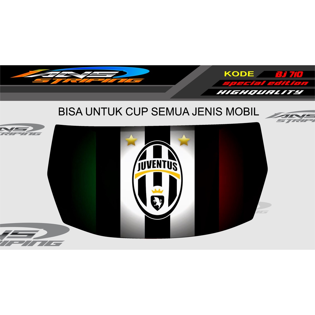 STIKER KAP MOBIL BRIO, AGYA, JAZZ, AVANZA, INOVA / DECAL STIKER CUP KAP MOBIL / STIKER KAP MESIN