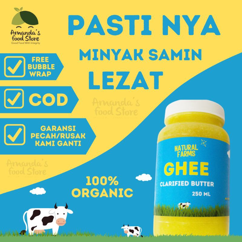 Jual Organic Ghee Unsalted Butter Unsalted Butter Mpasi Makanan Bayi Organik Minyak Samin Mentega Tawar Indonesia Shopee Indonesia