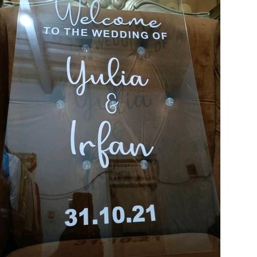 

TERBARU ♝ CUTTING STICKER WELCOME WEDDING/ENGAGEMENT+