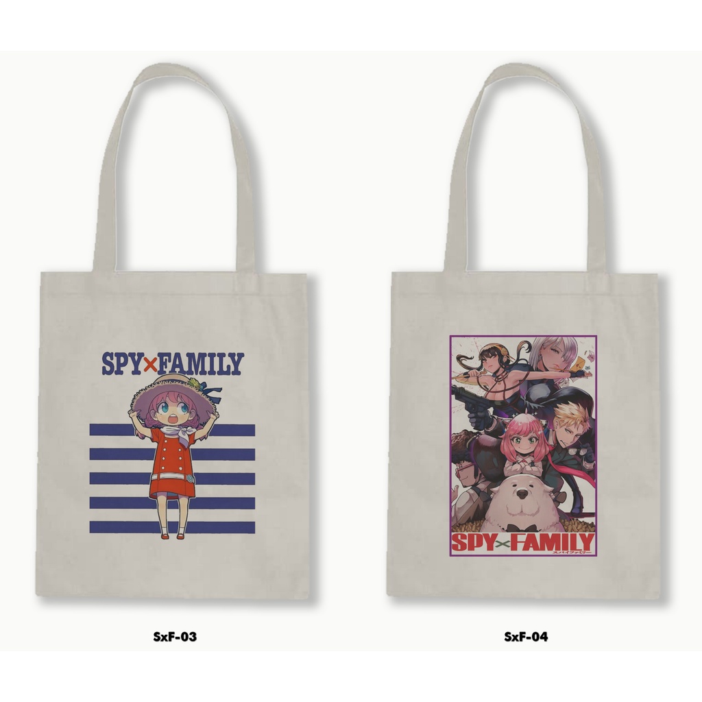 TOTE BAG BLACU - ANIME / MANGA - SPY X FAMILY