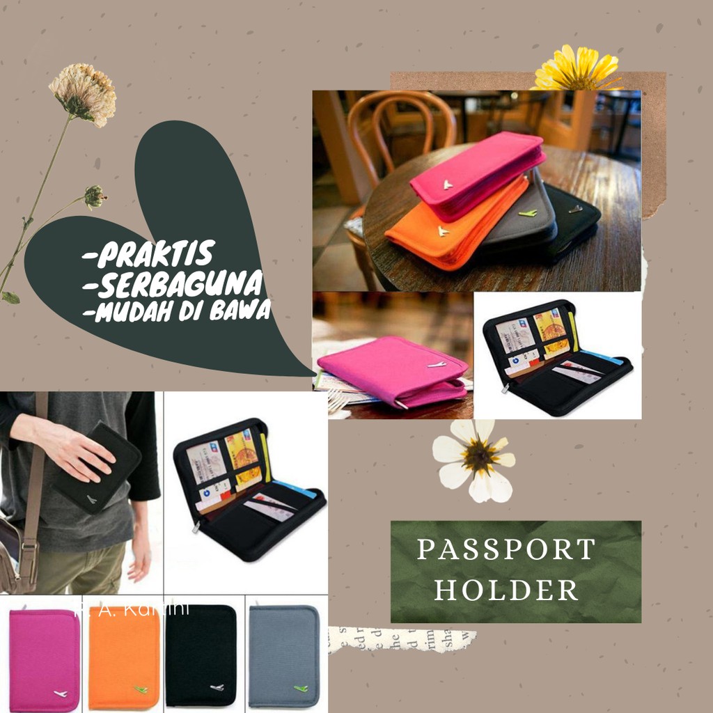 TAS PASSPORT PENDEK SERBAGUNA - HOLDER PASSPORT WALLET