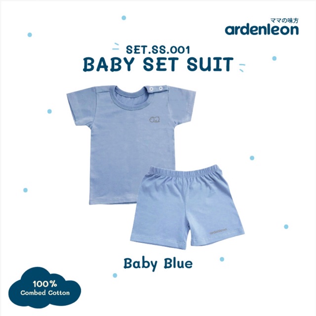 Arden &amp; Leon Baby Set Suit / Baju Setelan Oblong Pendek