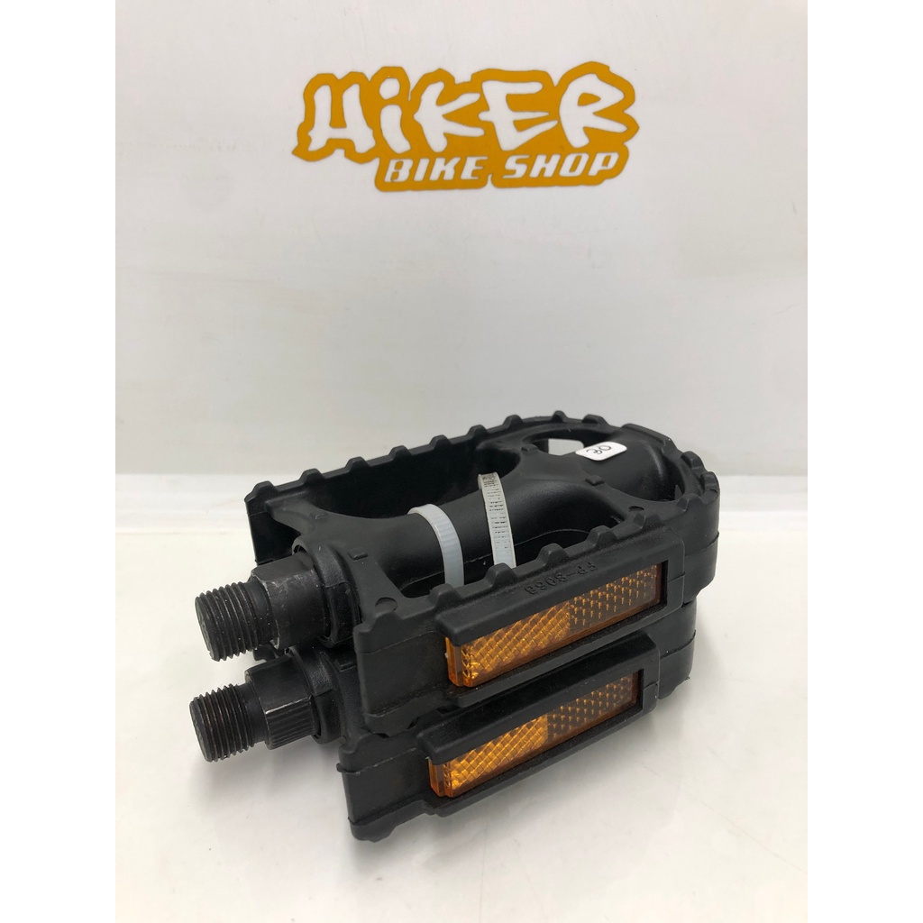 Pedal Flat MTB Road Sepeda Balap Seli Sepeda Lipat Gravel United Bahan Plastik Non Bearing Bekas Nor