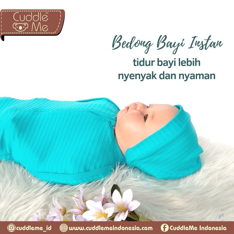 Bedong instant cuddleme / hybrid swaddlepop