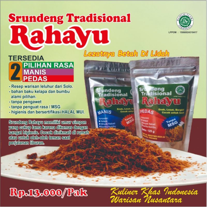 

Srundeng Kelapa Rahayu Original