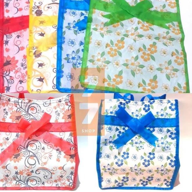 

Special - 12 pcs Tas Kain Pita untuk dus / Box Makanan Goodie Bag Acara Hajatan Syukuran Uk 18x18 20x20 22x22 시