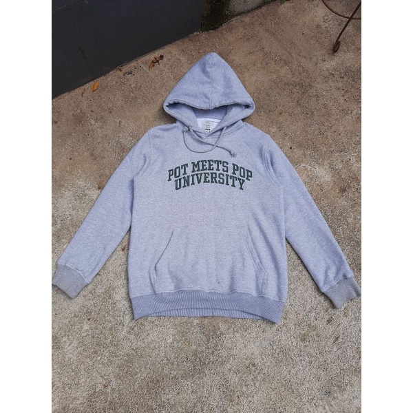 Hoodie PMP Denim University Grey Size M