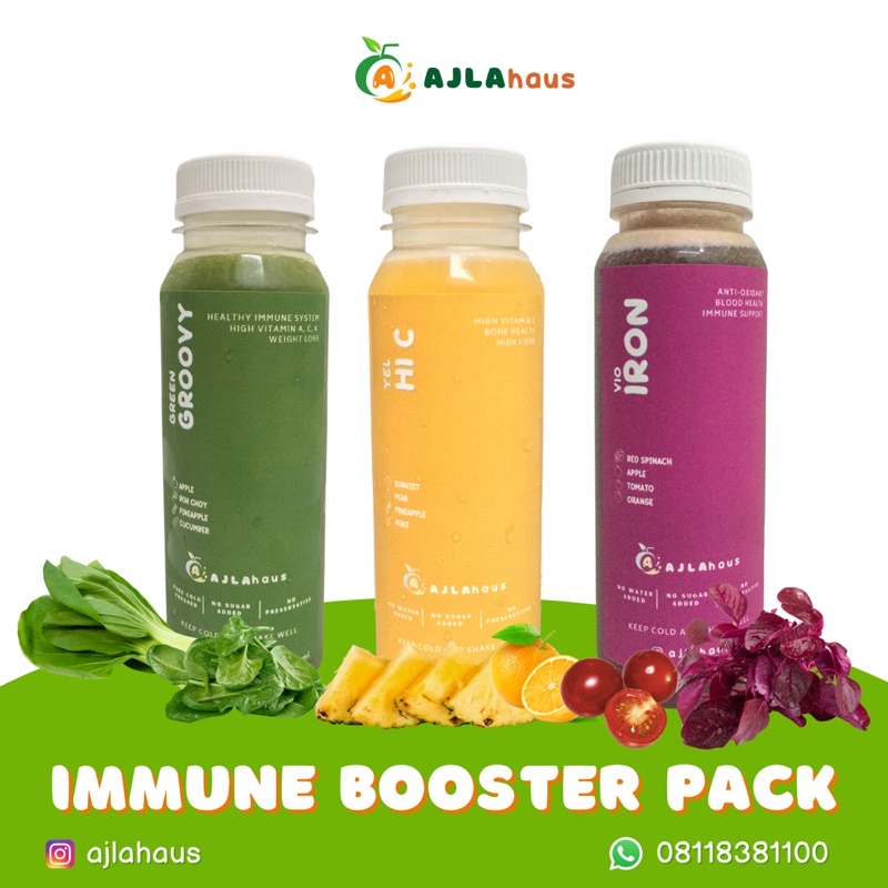 

AJLA haus - Cold Pressed Healthy Juice 3x250ml - Immune Booster