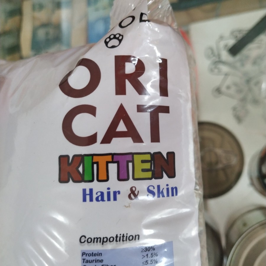 Ori Cat Kitten Hair &amp; Skin 500Gr - Cat Food Oricat Kitten Beauty Skin 500Gr