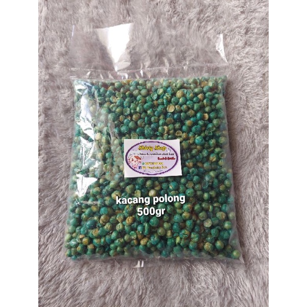 

(500gr) kacang polong hijau / cemilan / jajanan