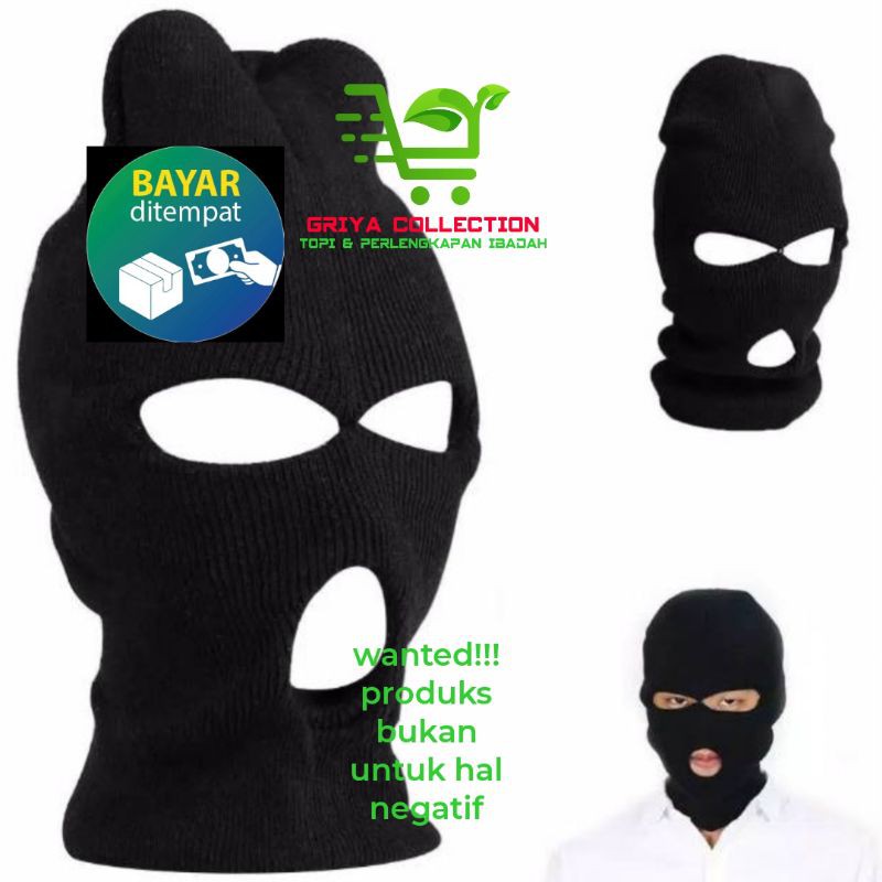 Kupluk Maling / Kupluk Sebo / Kupluk Topeng / Kupluk Mata Tiga / Kupluk Rajut Ninja / Kupluk Ninja