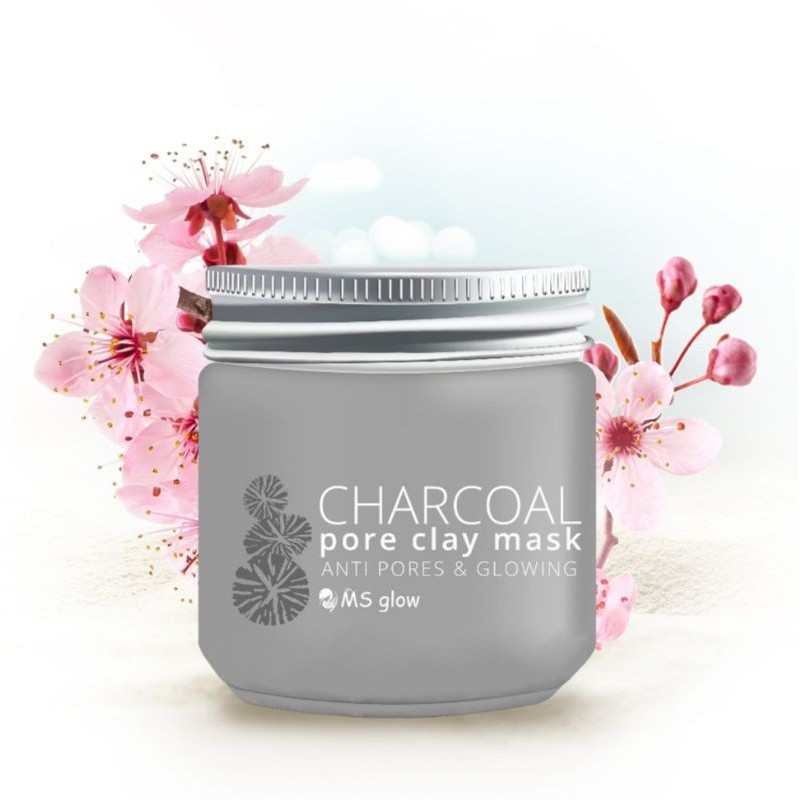 Charcoal clay mask MS GLOW