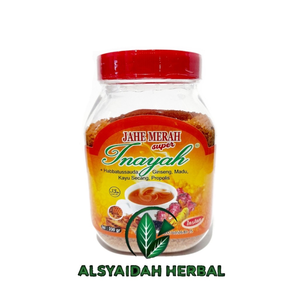 

Jahe Merah Super Innayah | Kemasan Toples Netto:330gr