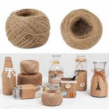 Tali Rami Goni 2mm dan 3mm Gantungan Dekorasi Hemp Rope Vintage DIY Pot Aksesoris dll