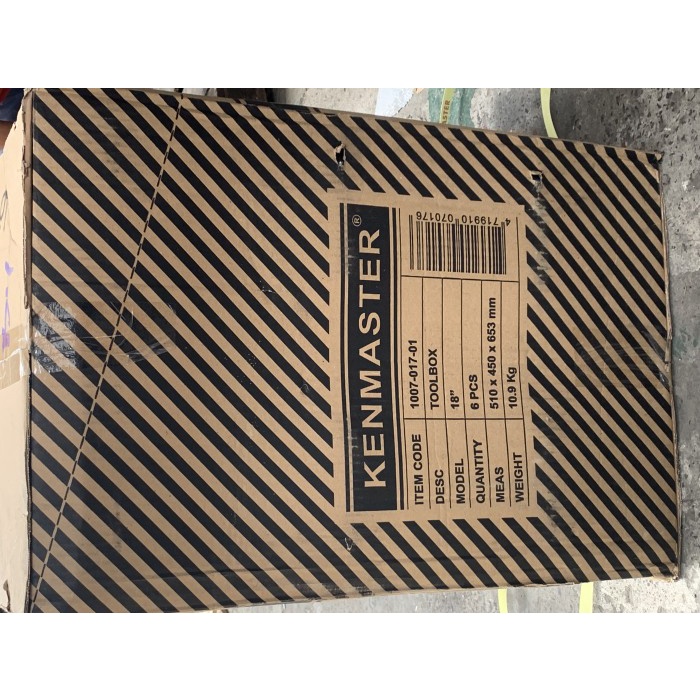 Toolbox Jumbo Heavy Duty Alat Perkakas Tool Box Besar Kenmaster 18&quot;