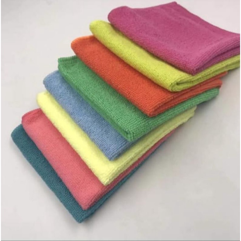 Kain Lap Mikrofiber Tebal Good Quality 40x40