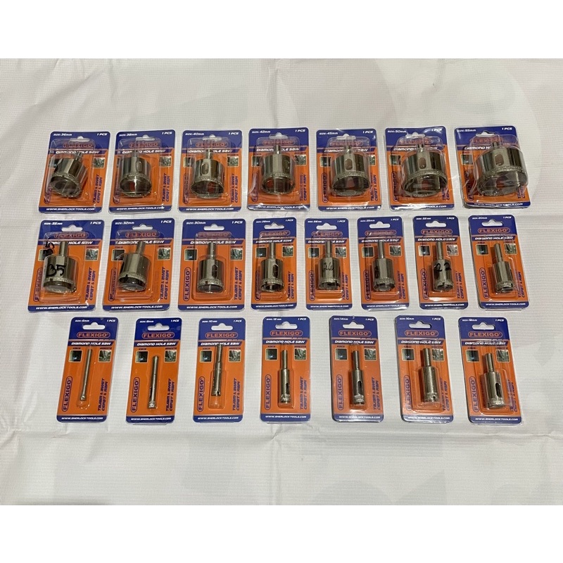 mata bor kaca 14mm  flexigo / mata bor kaca 16mm / mata bor kaca 18mm / mata bor kaca 20mm / mata bor kaca 28mm / mata bor kaca 30mm / mata bor kaca 32mm / mata bor kaca 36mm / mata bor kaca 38mm / mata bor kaca 40mm / mata bor kaca 50mm