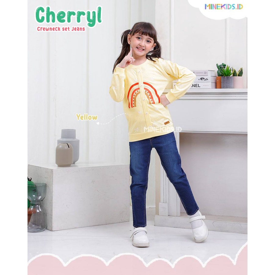 Setelan Jeans Cherryl Crewneck Minekids