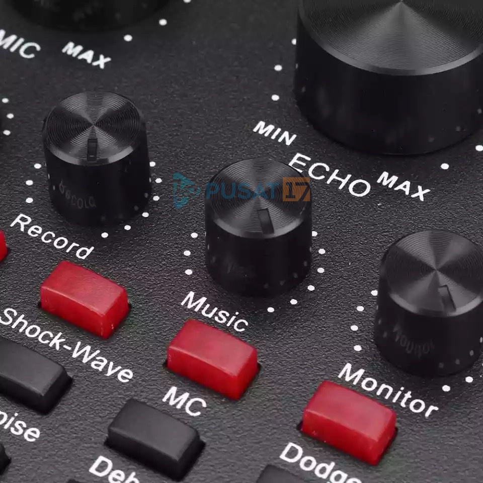 PUSAT17 SOUND CARD V8 LIVE BROADCAST MIXER BLUETOOTH AUDIO USB EXTERNAL / SOUNDCARD MIXER AUDIO KARAOKE HP STREAMING