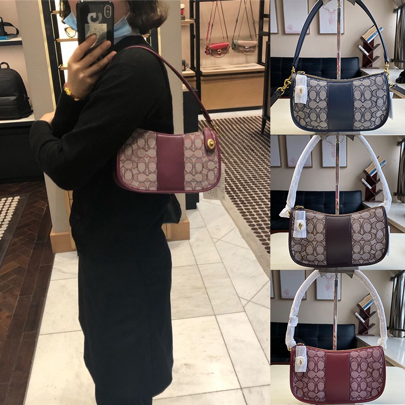 COACH c0721 fashion baru tas ketiak/tas bahu/tas tangan/tas mahjong