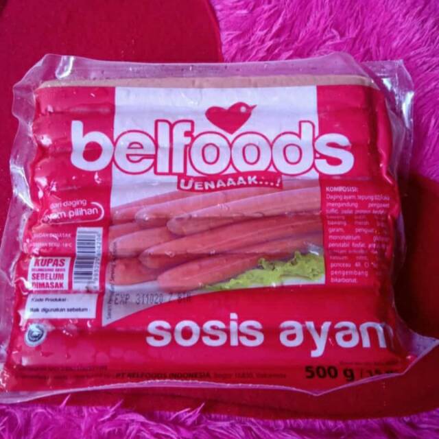 

Belfoods sosis ayam (uenaaakk)