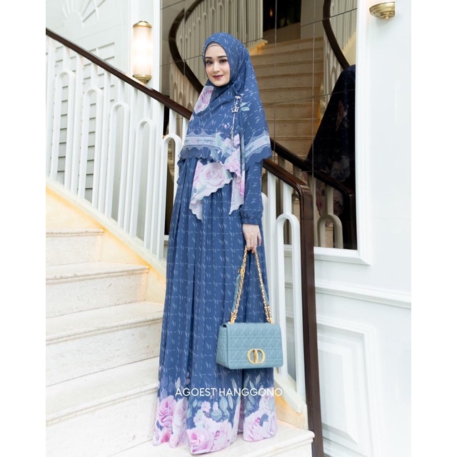 SAGITA SYAR’I (1set dress+khimar)