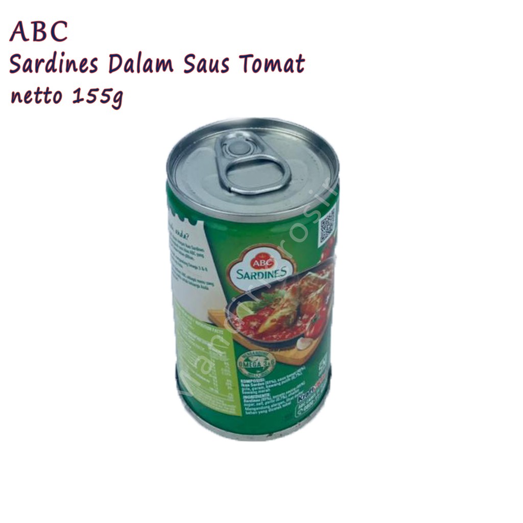 Sardines ABC * Saus Tomat * 155g