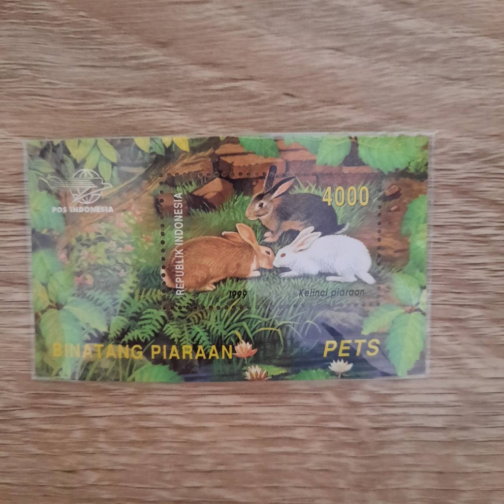 

Prangko Souvenir Sheet SS 179. 05-11-1999. BINATANG PIARAAN