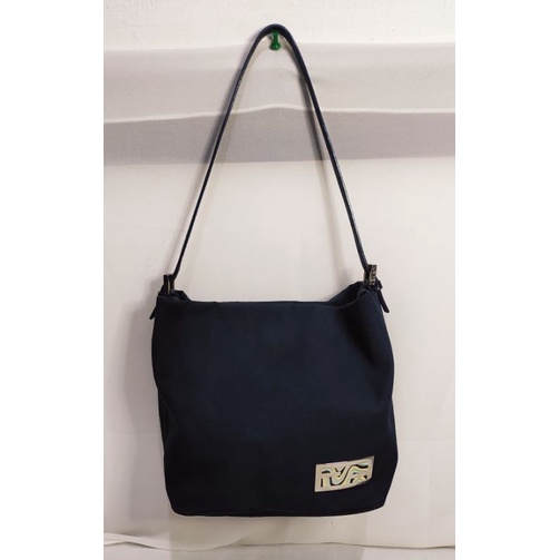 Preloved Fendi baguette nylon tote bag