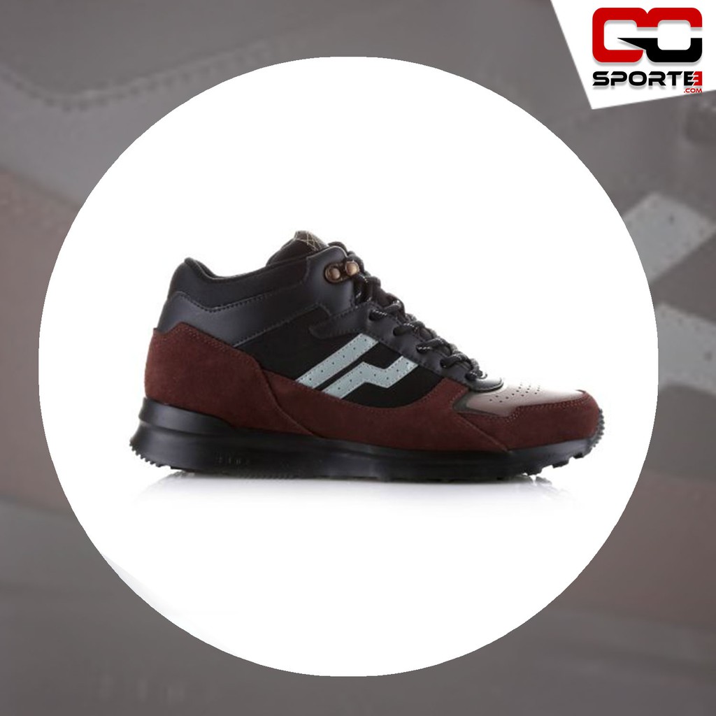 sepatu Piero JOGGER HI (BROWN/BLACK)