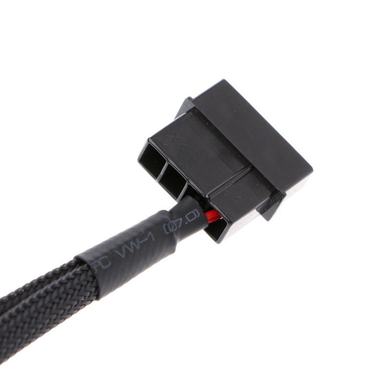 Cre Kabel Adapter Extension Kipas Angin 4-pin Molex Male Ke 2x 3-pin / 4-pin Pwm Male