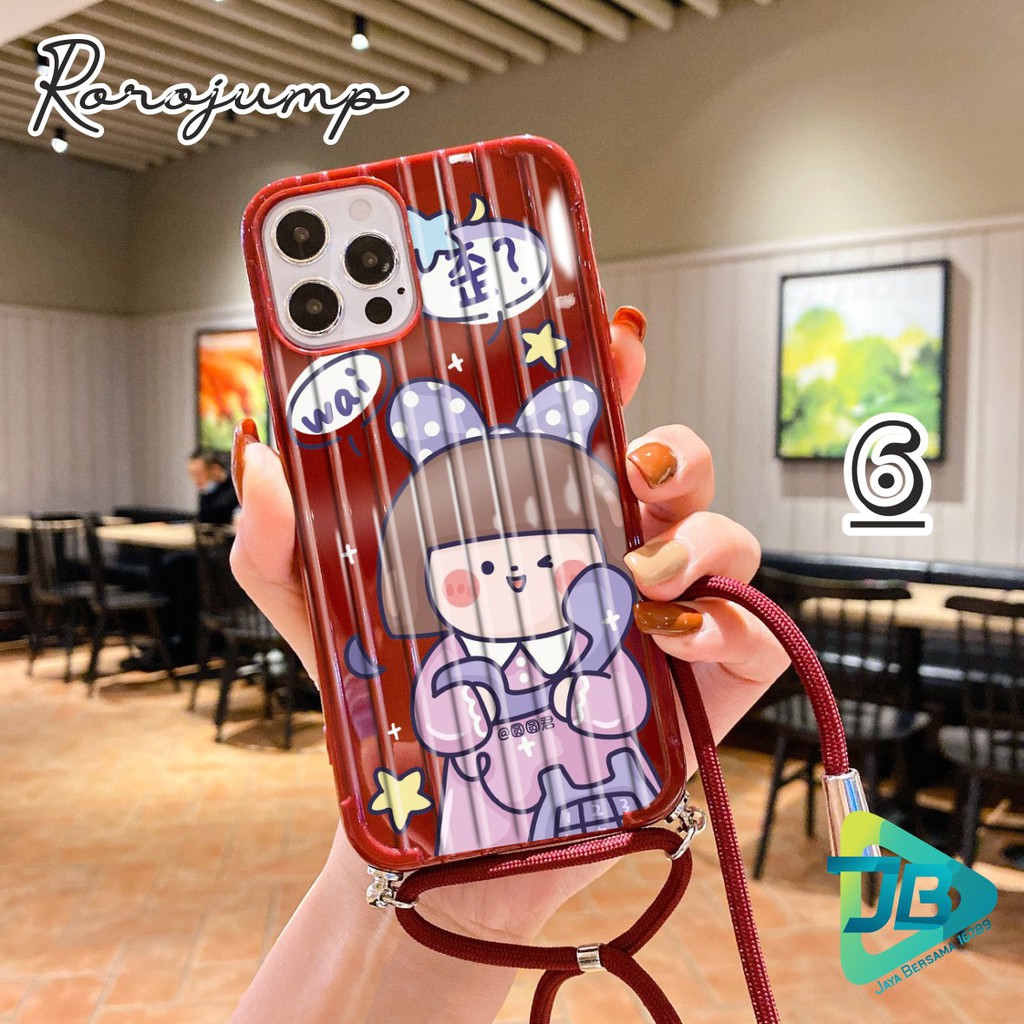 Softcase Koper Slingcase Lanyard KARTUN Vivo V5 V5s Lite V5+ V7 V7+ V9 V11 V15 V17 Pro JB3103