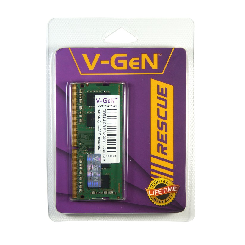 VGEN DDR4 4GB 17000 19200 21300 SODIMM V-GeN RESCUE V Gen