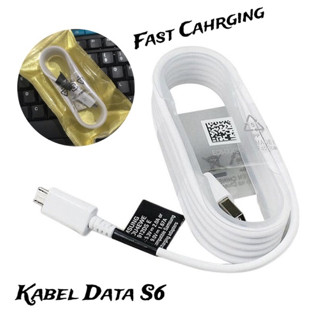 Kabel data Samsung Note 4 Tulang Fast Charging