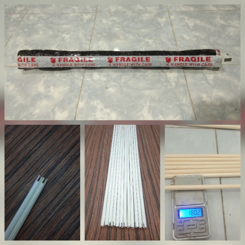 Bahan Anak Panah Shaft Pinus/ White Spruce SORTIR Berat