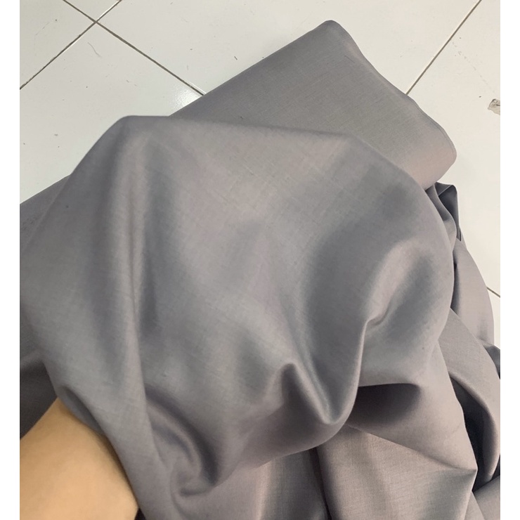 Kain TOYOBO murah royal mix ( 20 warna )-ABU SLATE