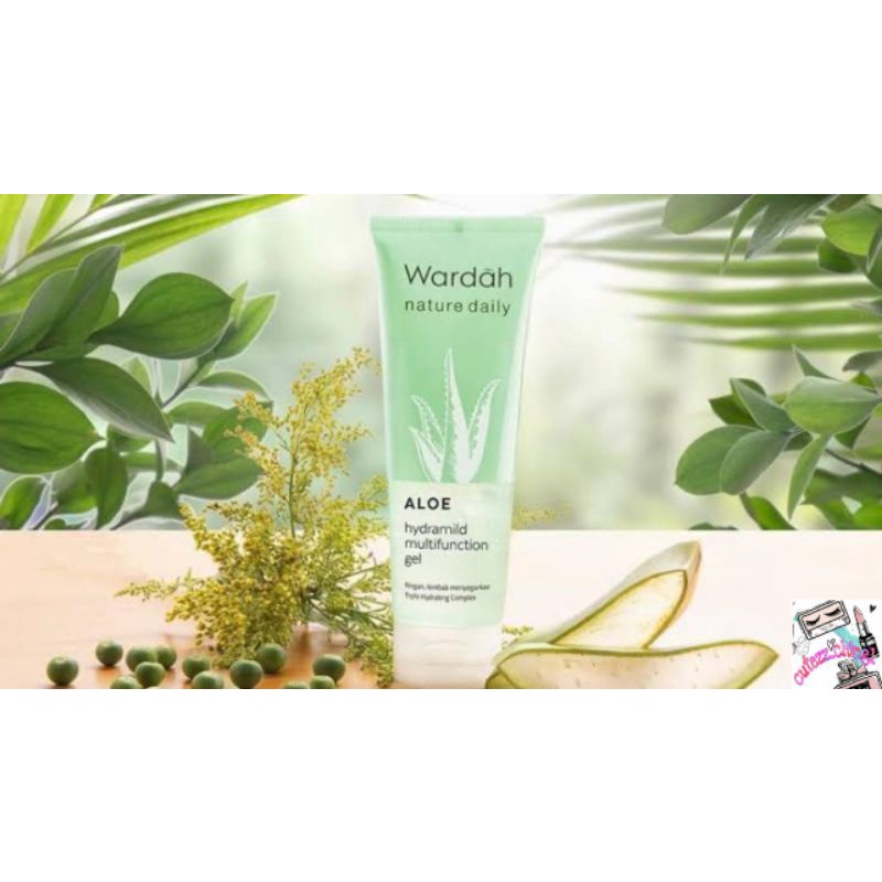 ☃Cutezz_Ching1☃Wardah Nature Daily Aloe Hydramild Multifunction Gel 100 ml